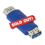 USB 3.0 Type A External Female to Female Joint Connector Adapter Blue